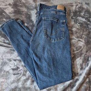 Levi High Rise Super Skinny Denim Jeans